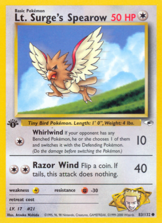 Lt. Surge's Spearow 83 / 132