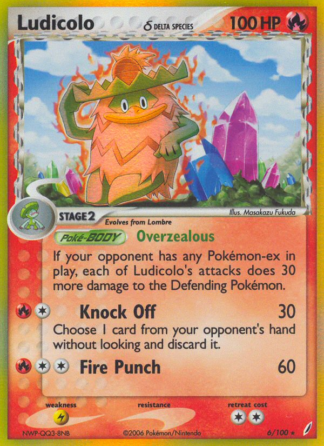 Ludicolo δ 6 / 100