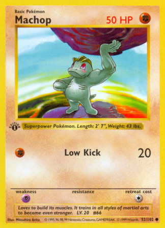 Machop 52 / 102