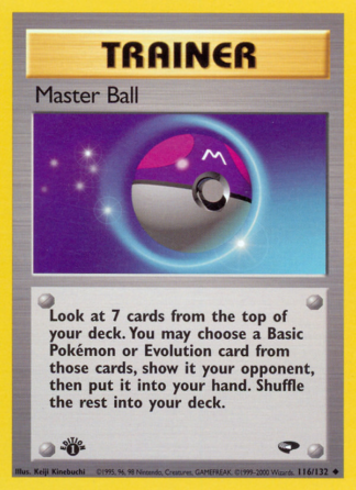 Master Ball 116 / 132