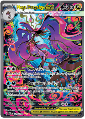 Mega Dragalge ex 118 / 86