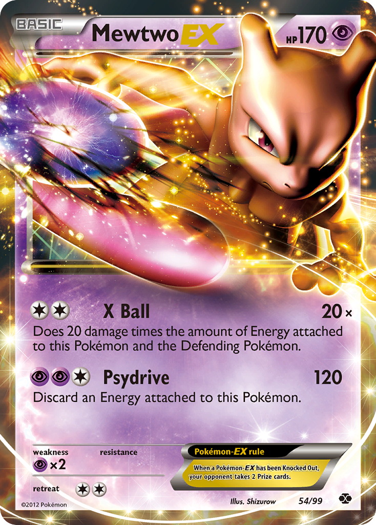 Mewtwo-EX 54 / 99