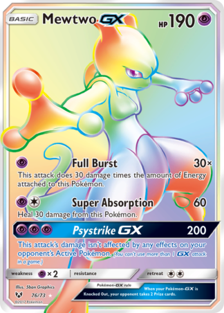 Mewtwo-GX 76 / 73