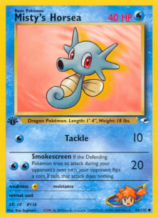 Misty's Horsea 86 / 132