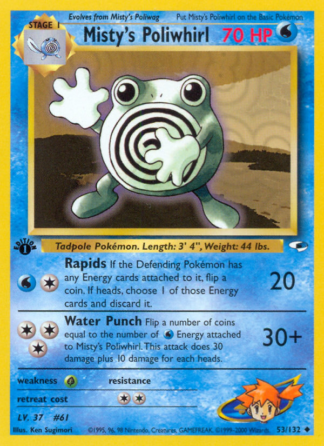 Misty's Poliwhirl 53 / 132