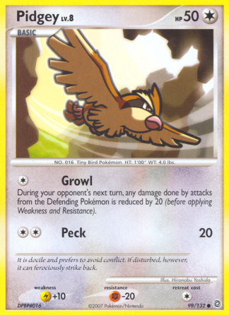 Pidgey 99 / 132