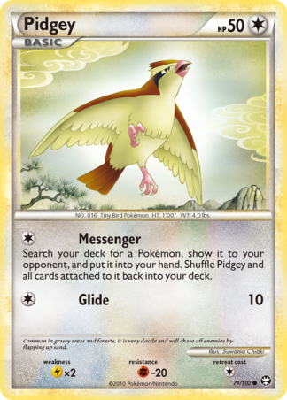 Pidgey 71 / 102