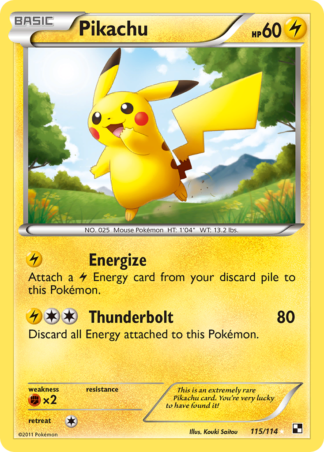 Pikachu 115 / 114