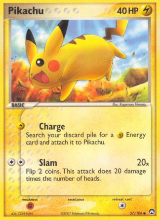 Pikachu 57 / 108