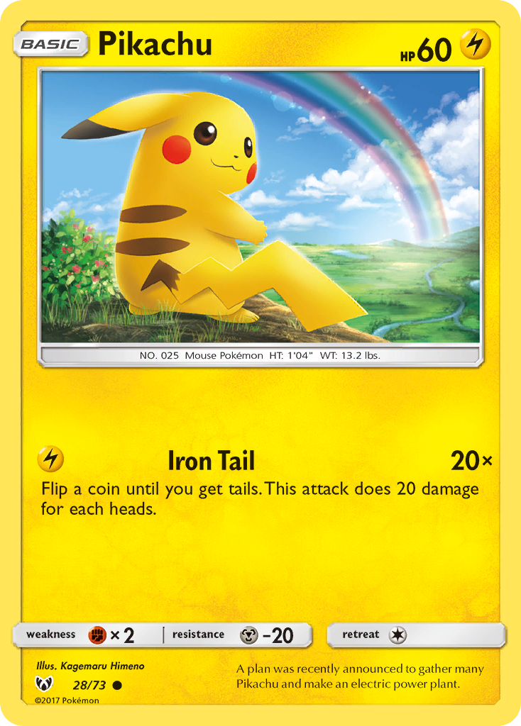 Pikachu 28 / 73