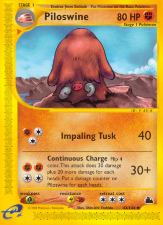 Piloswine 43 / 144