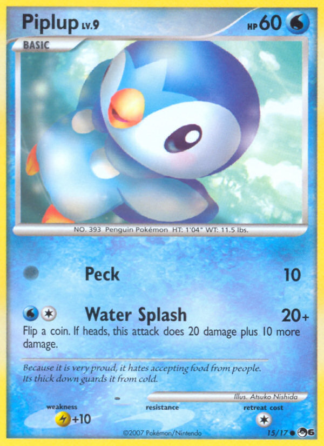Piplup 15 / 17