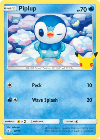 Piplup 20 / 25