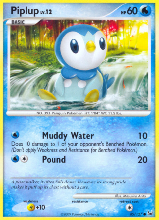 Piplup 85 / 127