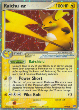 Raichu ex 97 / 106