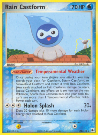 Rain Castform 26 / 113