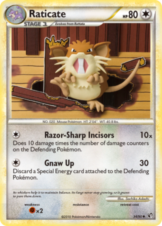 Raticate 34 / 90