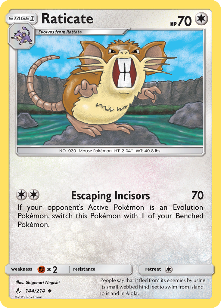Raticate 144 / 214