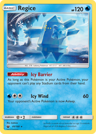 Regice 45 / 168