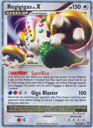 Regigigas LV.X 100 / 100