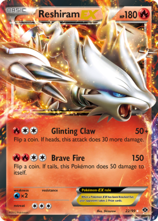 Reshiram-EX 22 / 99