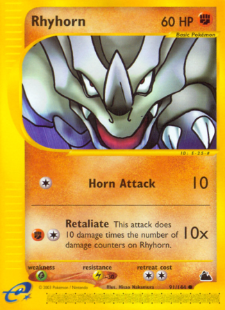Rhyhorn 91 / 144