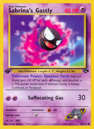 Sabrina's Gastly 97 / 132