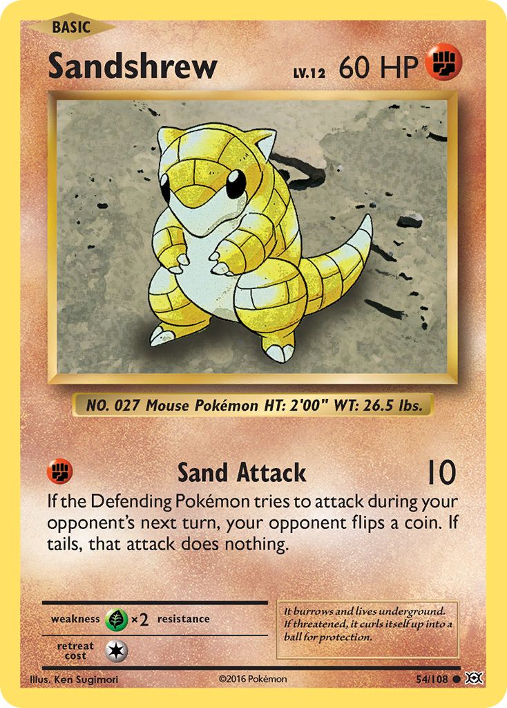 Sandshrew 54 / 108