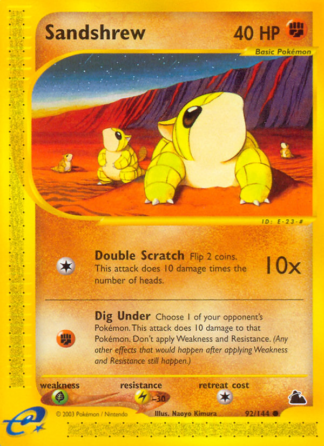 Sandshrew 92 / 144