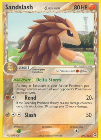 Sandslash δ 27 / 113