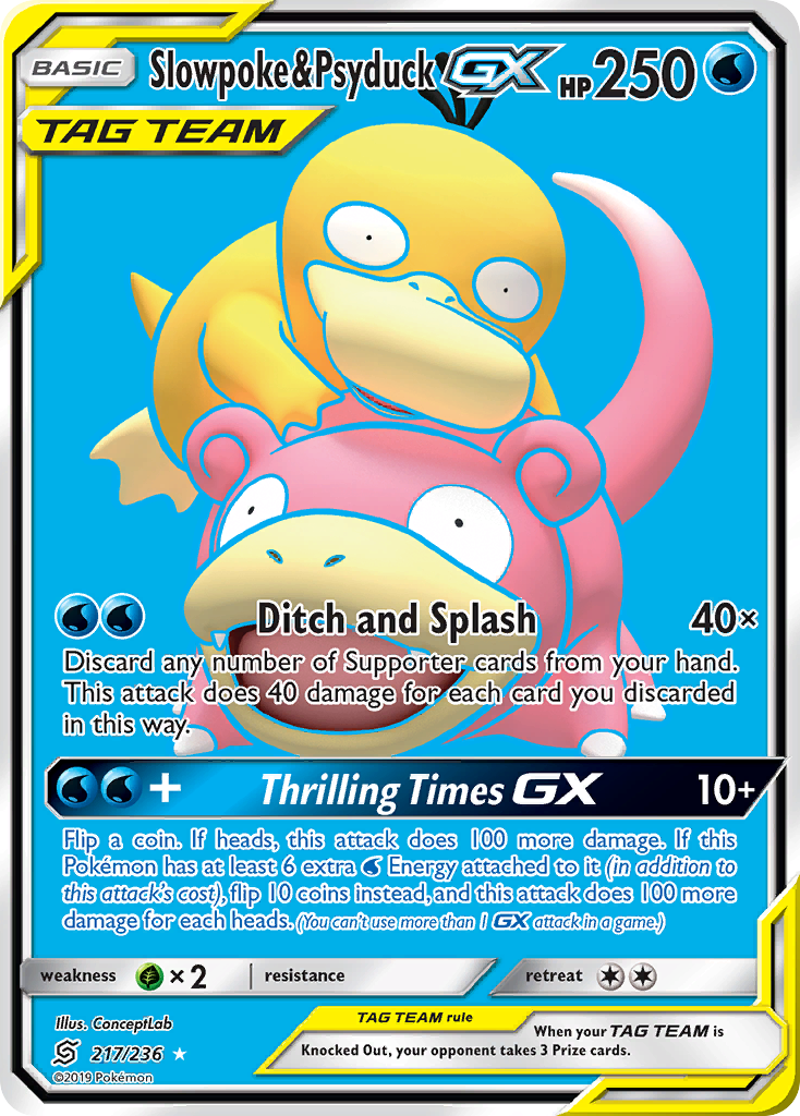 Slowpoke & Psyduck-GX 217 / 236