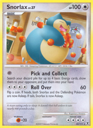 Snorlax 33 / 111