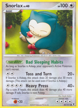 Snorlax 81 / 111