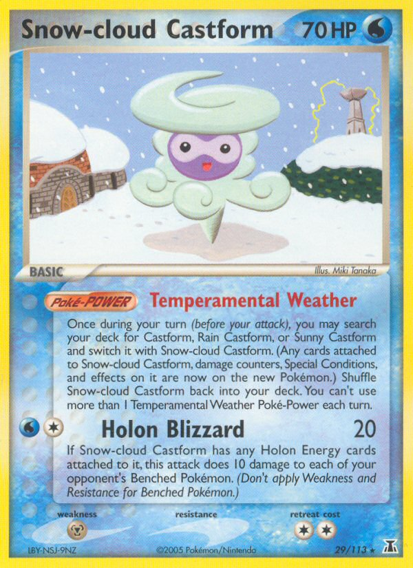 Snow-cloud Castform 29 / 113