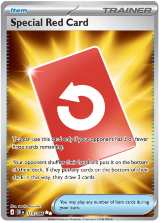 Special Red Card 113 / 86
