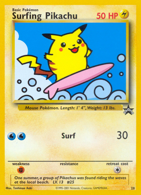 Surfing Pikachu 28 / 53