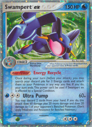 Swampert ex 98 / 100