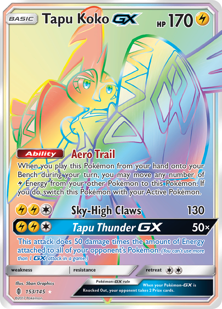 Tapu Koko-GX 153 / 145