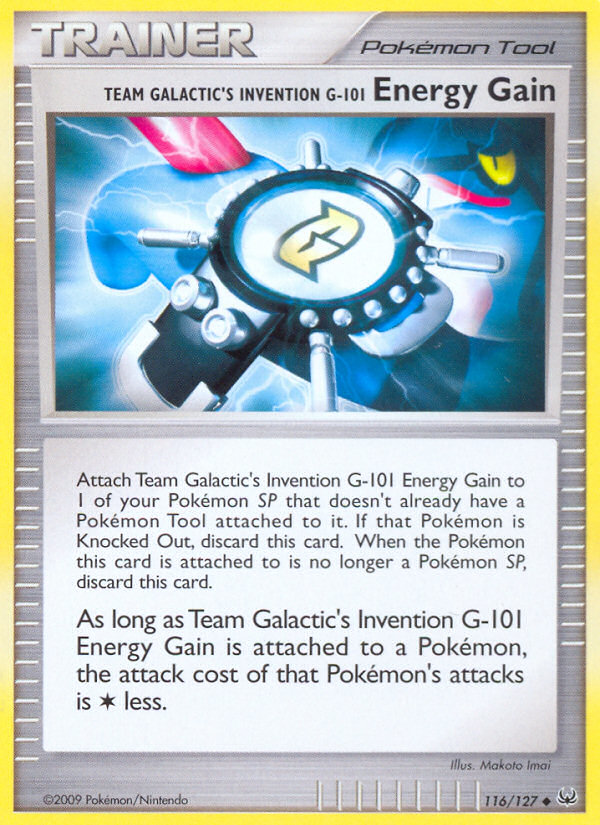 Team Galactic's Invention G-101 Energy Gain 116 / 127
