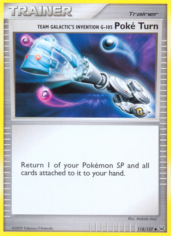 Team Galactic's Invention G-105 Poké Turn 118 / 127