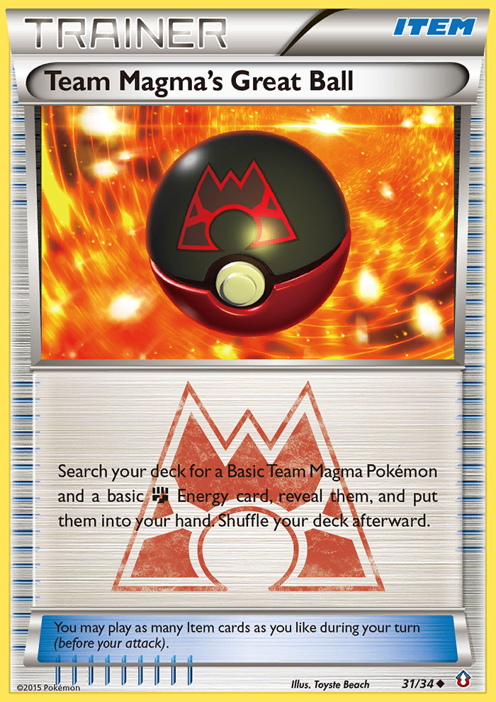 Team Magma's Great Ball 31 / 34