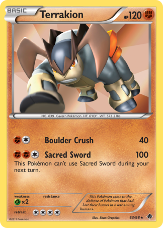Terrakion 63 / 98
