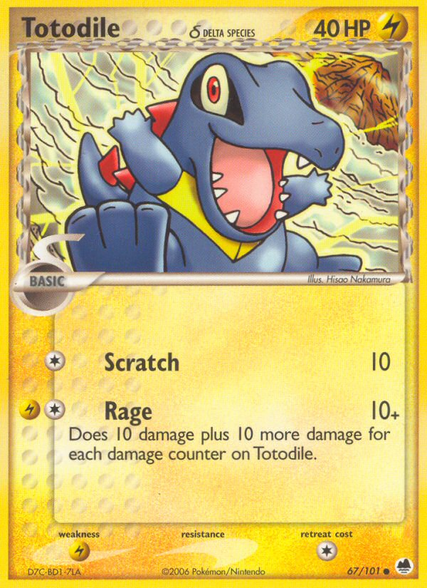 Totodile δ 67 / 101