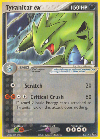 Tyranitar ex 17 / 17