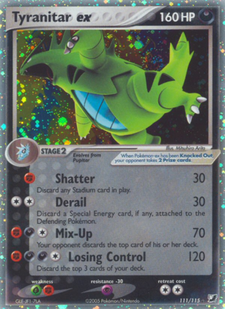 Tyranitar ex 111 / 115