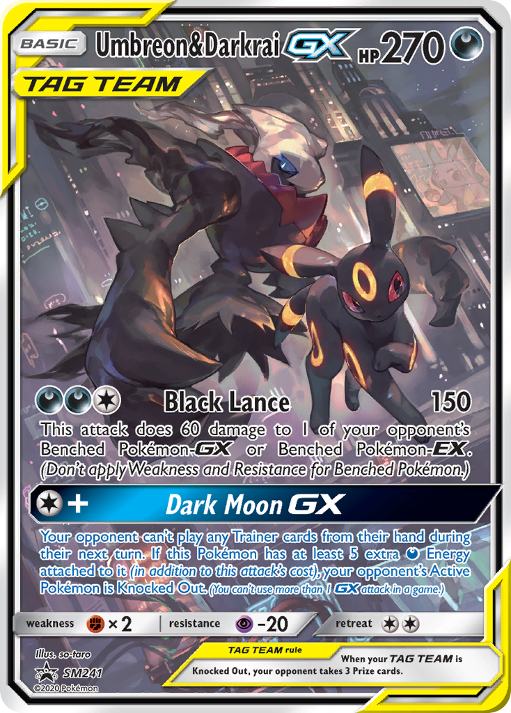 Umbreon & Darkrai-GX SM241 / 248