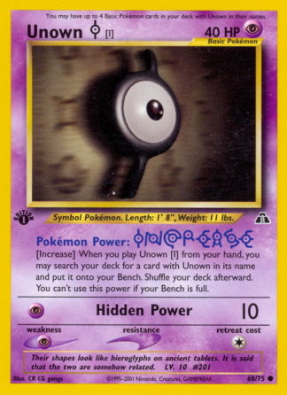 Unown [I] 68 / 75