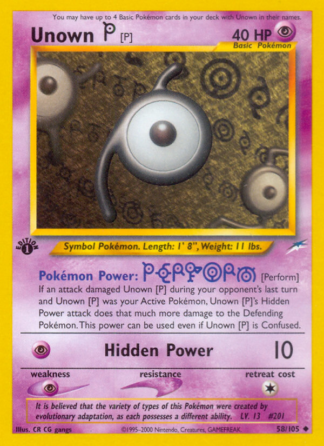 Unown [P] 58 / 105