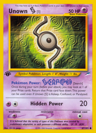 Unown [S] 87 / 105