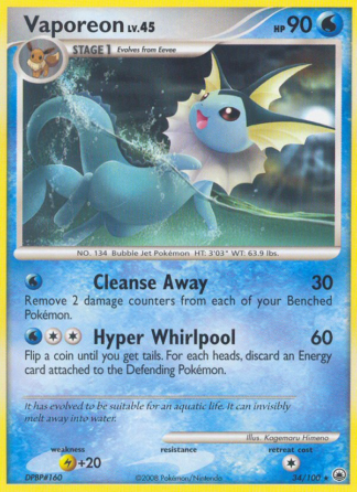 Vaporeon 34 / 100